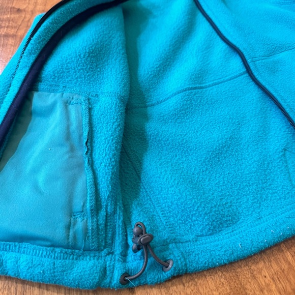 LL Bean Teal Fleece Full Zip Jacket. Size Kids 4. - Picture 9 of 17